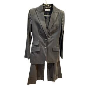 Dolce and Gabbana Charcoal Gray Pant Suit Size 42